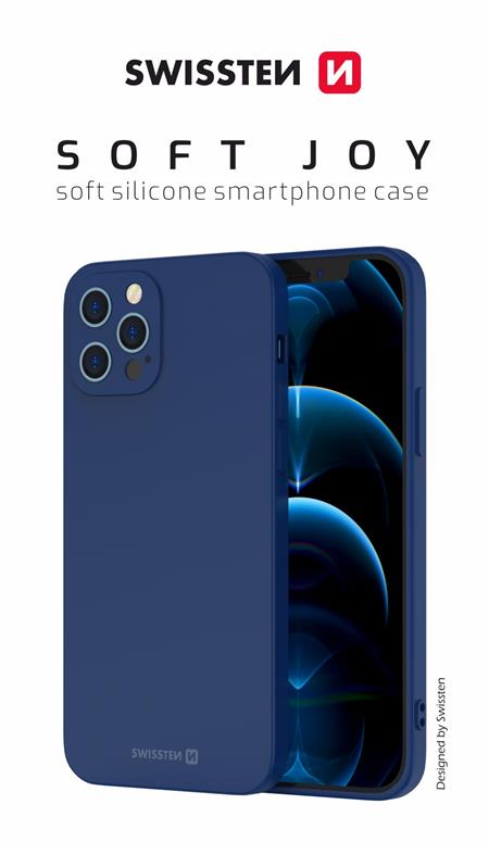 Swissten pouzdro soft joy Apple iPhone 12/12 pro modré