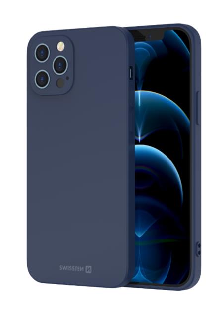 Swissten pouzdro soft joy Apple iPhone iPhone 11 tmavě modré