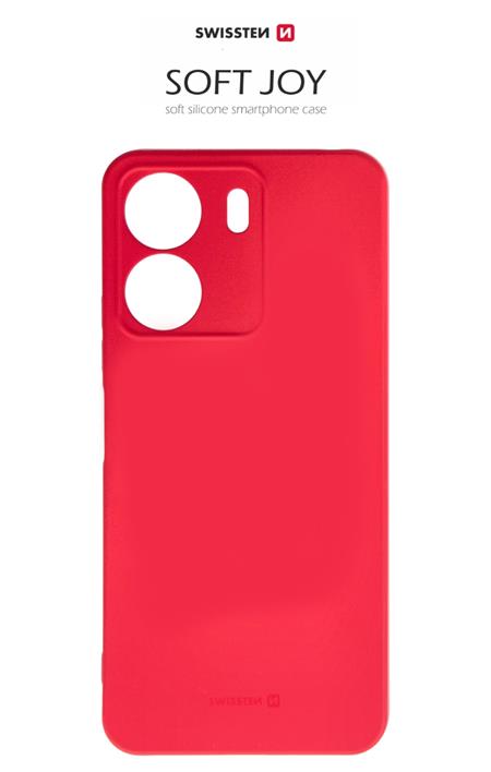 Swissten pouzdro soft joy pro Xiaomi Redmi 13C 4G červené