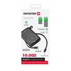 Swissten power bank 10000 mah pd 20W s integrovanými kabely USB-C a lightning (kompatibilní s magsafe)