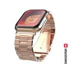 Swissten řemínek pro Apple Watch kovový 38-40 mm růžovo zlatý