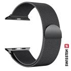Swissten řemínek pro Apple Watch Milánský TAH 42-44 mm černý