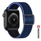 Swissten řemínek pro Apple Watch nylonový 42 44 45 49 mm modrý fialový (se sponou)