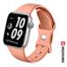 Swissten řemínek pro Apple Watch silikonový 38 40 41 mm oranžově růžový