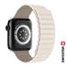 Swissten řemínek pro Apple Watch silikonový - magnetic 38 40 41 mm bílá cappuccino