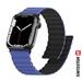 Swissten řemínek pro Apple Watch silikonový - magnetic 38 40 41 mm modro černý