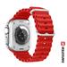 Swissten řemínek pro Apple Watch silikonový - marine straps 42 44 45 49 mm červený