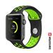 Swissten řemínek pro Apple Watch silikonový - sport 38 40 41 mm černo zelený