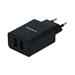 Swissten síťový adaptér smart IC 2X USB 2,1A power + datový kabel USB / Lightning Mfi 1,2 M, černý