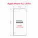 Swissten sklo full glue, color frame, case friendly Apple iPhone 12/12 Pro černé