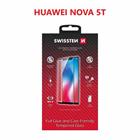 Swissten sklo full glue, color frame, case friendly Huawei Nova 5T černé