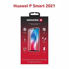 Swissten sklo full glue, color frame, case friendly Huawei P Smart 2021 černé