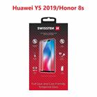 Swissten sklo full glue, color frame, case friendly Huawei Y5 2019/Honor 8s černé
