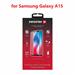 Swissten sklo full glue, color frame, case friendly pro Samsung Galaxy A15 černé