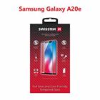 Swissten sklo full glue, color frame, case friendly Samsung A202 Galaxy A20e černé