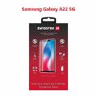 Swissten sklo full glue, color frame, case friendly Samsung A226 Galaxy A22 5G černé