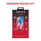 Swissten sklo full glue, color frame, case friendly Samsung A715F Galaxy A71 černé