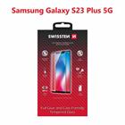 Swissten sklo full glue, color frame, case friendly Samsung S916 Galaxy S23 plus 5G černé