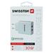 Swissten smart IC 2x USB quick Chrage 3, bílá