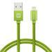 Swissten USB/Lightning 0.2m, zelený