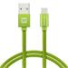 Swissten USB/USB-C 1.2m, zelený