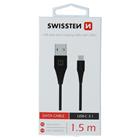 Swissten USB/USB-C 1,5m, černý