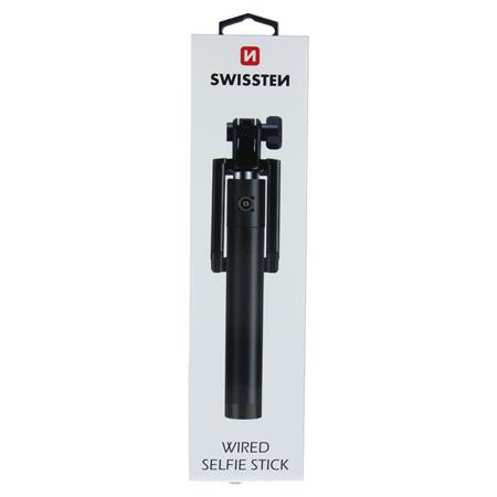 Swissten wired selfie stick