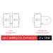 Swissten Wireless nabíječka 2v1 bílá
