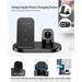 Swissten wireless nabíječka 3v1 stand pro Apple A Samsung černá