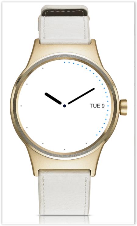 TCL MOVETIME Smartwatch, Zlaté/Bílé