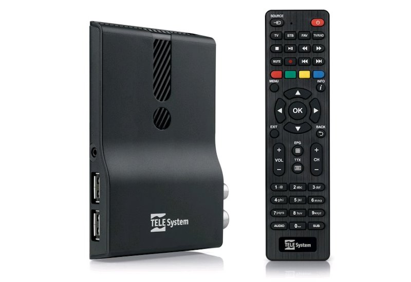 TeleSystem TS 6810 Stealth DVB-T2 H.265 HEVC přijímač