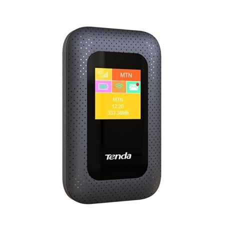 Tenda 4G185 Wi-Fi N300 mobile 4G LTE Hotspot s LCD, baterie 2100 mAh, 1x microSIM,microSD, až 10 hod