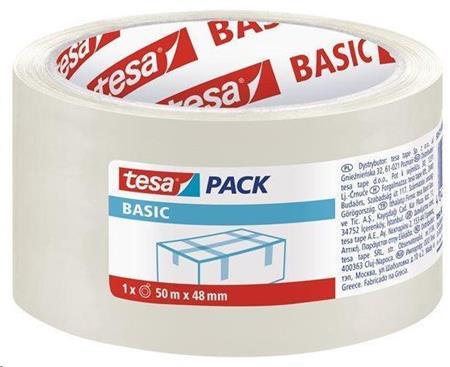 TESA Balící páska "Basic 58572", průhledná, 48 mm x 50 m