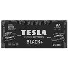 Tesla BLACK+ alkalická baterie AA (LR03, tužková, blister) 24 ks