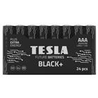 Tesla BLACK+ alkalická baterie AAA (LR03, mikrotužková, blister) 24 ks
