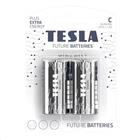 Tesla SILVER+ alkalická baterie C (LR14, malý monočlánek, blister) 2ks