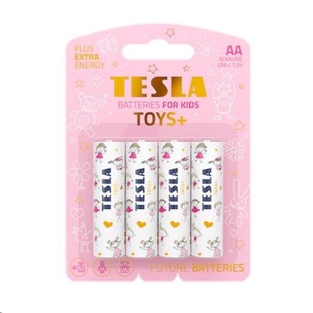 Tesla TOYS+ GIRL alkalická baterie AA (LR06, tužková, blister) 4 ks