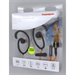Thomson sluchátka s mikrofonem EAR5205 Flex, silikonové špunty, klip, šedá/oranžová