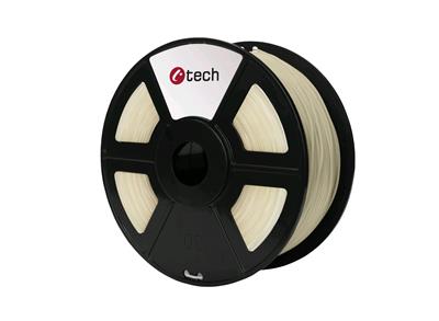 Tisková struna (filament) C-TECH, ABS, 1,75mm, 1kg, transparentní