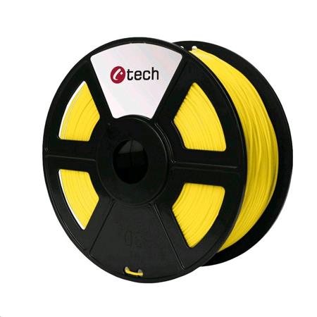 Tisková struna (filament) C-TECH, PLA, 1,75mm, 1kg, žlutá