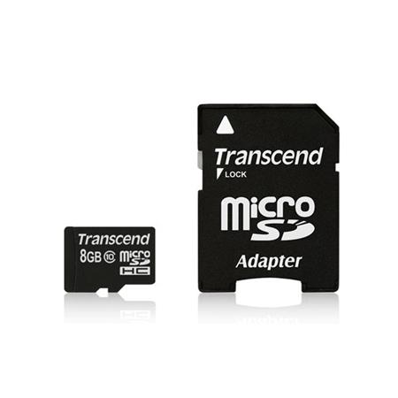 Transcend 8GB Class 10 + adaptér