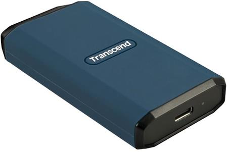 Transcend ESD410C 4TB, USB 20Gbps Type C, Externí odolný SSD disk (3D NAND flash), 2000MB R, 2000MB W, modrý