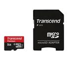 Transcend MicroSDHC karta 8GB Premium, Class 10 UHS-I 300x + adaptér