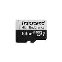 Transcend MicroSDXC karta 64GB 350V, High Endurance