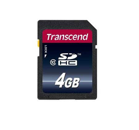 Transcend SDHC karta 4GB Premium, Class 10