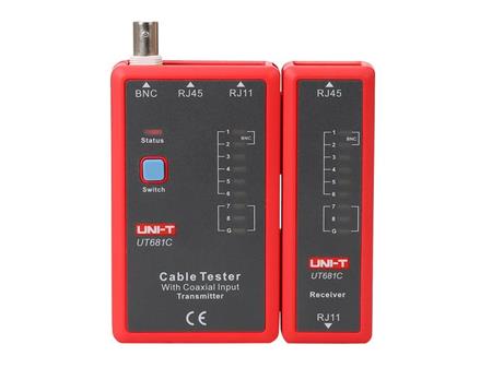 UNI-T Tester kabelu UT681C (RJ45, RJ11, BNC)