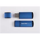 USB flash disk, modrý, pro reklamní potisk - bez loga
