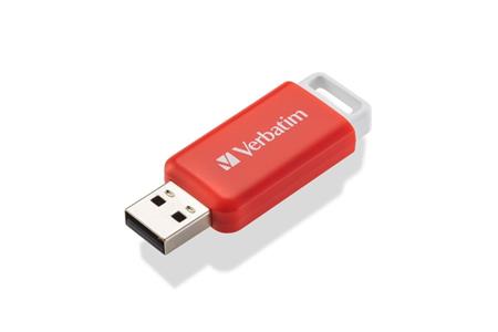 Verbatim 16GB USB Flash 2.0 DataBar červený