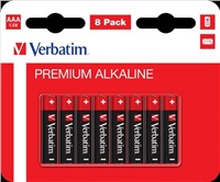 Verbatim Alkalické baterie AAA, 8 PACK , LR03 49502