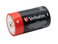 Verbatim Alkalické baterie D, 2 PACK / LR20 49923